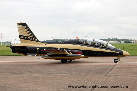 UAE Air Force Al Fursan Aermacchi MB-339NAT (437)/5 at RIAT Fairford (2012)