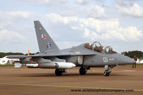 Russian Air Force Yakolev Yak-130D "01" at RIAT Fairford (2012)
