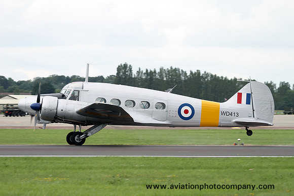 Avro Anson T.21 G-VROE/WD413 at RIAT Fairford (2012)