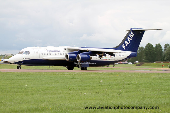FAAM BAe 146-300 G-LUXE at RIAT Fairford (2012)