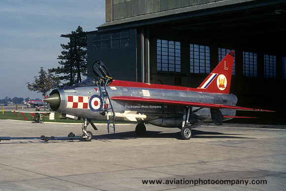 RAF 56 Squadron English Electric Lightning F.1 XM181/L at RAF Wattisham (1964)