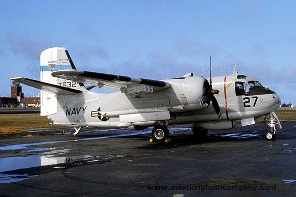 US Navy PMTC Grumman ES-2D 147532 at Point Mugu (1975)