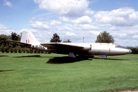 RAF English Electric Canberra B.2 WJ676 displayed at Wroughton (1980)