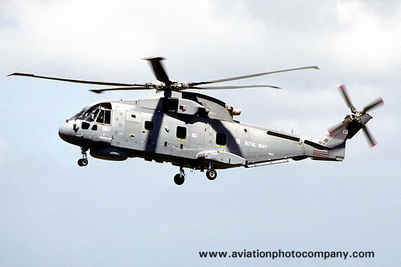Royal Navy 824 Squadron Westland Merlin HM.1 ZH828/CU583 (2001)