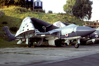 De Havilland Sea Vixen FAW.2 XN658 stored at Farnborough (1980)