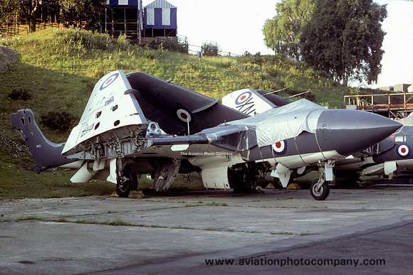 De Havilland Sea Vixen FAW.2 XN658 stored at Farnborough (1980)