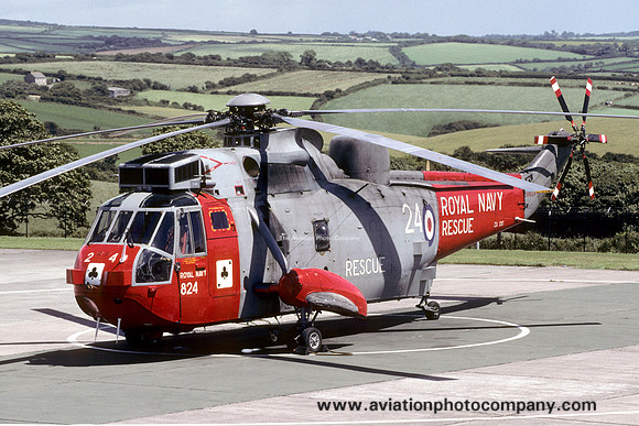 Royal Navy 771 Squadron Westland Sea King HU.5 ZA130/824 (2001)