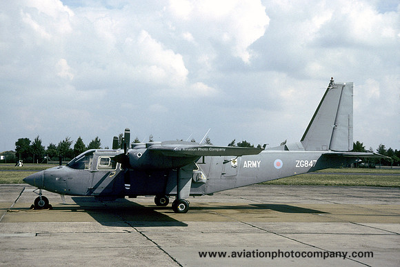 Army Air Corps 1 Flight Britten Norman Islander AL.1 ZG847 (2001)