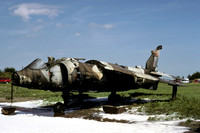 RAF Hawker Siddeley Harrier GR.3 XZ966 at the Manston Fire School (2001)