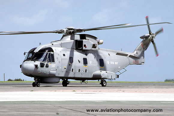 Royal Navy 824 Squadron Westland Merlin HM.1 ZH837/CU587 (2001)