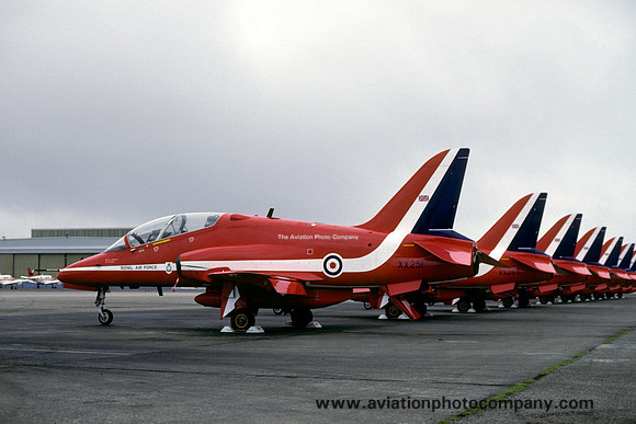 RAF Red Arrows Hawker Siddeley Hawk T.1 XX251 (1983)