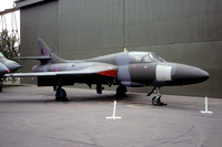 RAF Hawker Hunter T.7 XL569 at RAF Abingdon (1990)