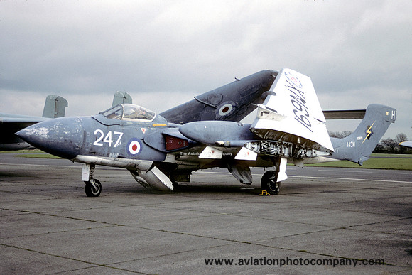 Ex Royal Navy De Havilland Sea Vixen FAW.2 XN691/8143M at North Weald (1991)