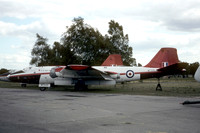 A&AEE English Electric Canberra B(I).8 WT308 stored at Farnborough (1990)