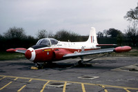 RAF BAC Jet Provost T.4 XR670 at RAF Odiham (1991)