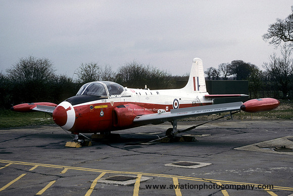 RAF BAC Jet Provost T.4 XR670 at RAF Odiham (1991)
