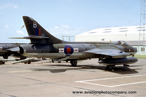 RAF 1 TWU 79 Squadron Hawker Hunter FGA.9 XF435/B (1980)