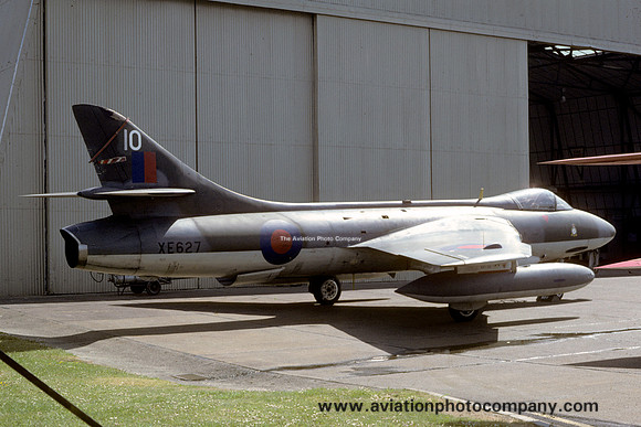 RAF 1 TWU Hawker Hunter F.6 XE627/10 (1980)