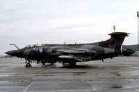 RAF 12 Squadron Blackburn Buccaneer S.2 XT281 with JBG31 zap (1979)
