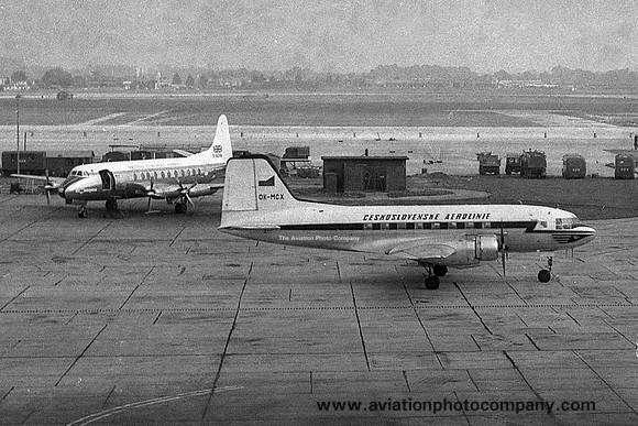CSA Czech Airlines Avia-14-32A OK-MCX at London Airport (1959)