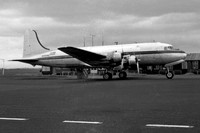Intercontinental Airways Douglas DC-4A N30042 at Newcastle Woolsington (1961)