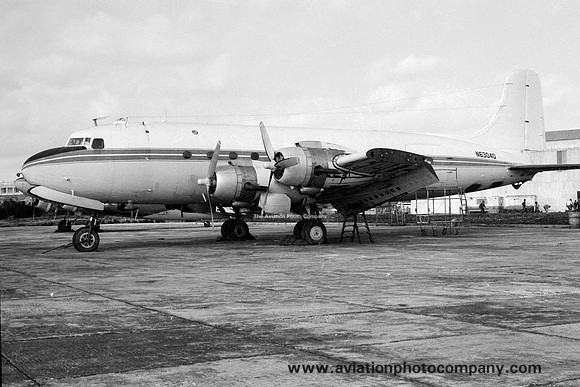 Douglas DC-4-1009 N6304D at Hal Far