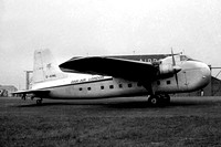 Dan Air London Bristol 170 Freighter Mk31 G-AINL at Newcastle (1960)