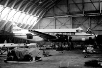 De Havilland DH.114 Heron 1B G-AOZM at Usworth (1963)
