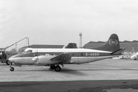 The Dickinson Robinson Group De Havilland DH.114 Heron 2 G-AOGO at RAF Leuchars (1971)