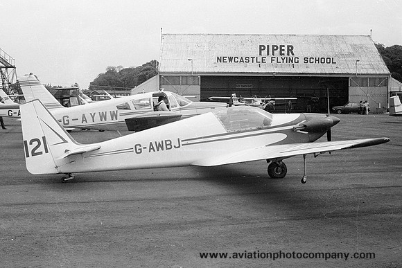 Sportavia-Putzer Fournier RF-4DG-AWBJ at Newcastle (1972)