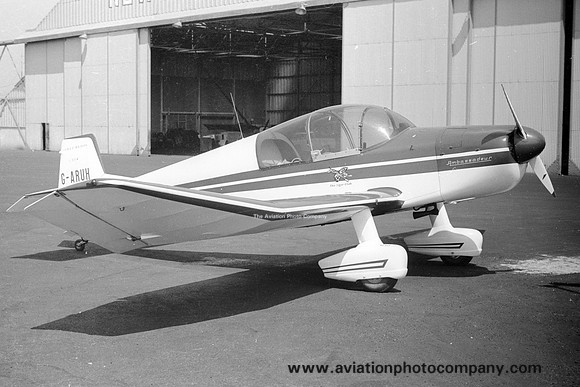 SAN Jodel DR1050 G-ARUH at Newcastle (1963)