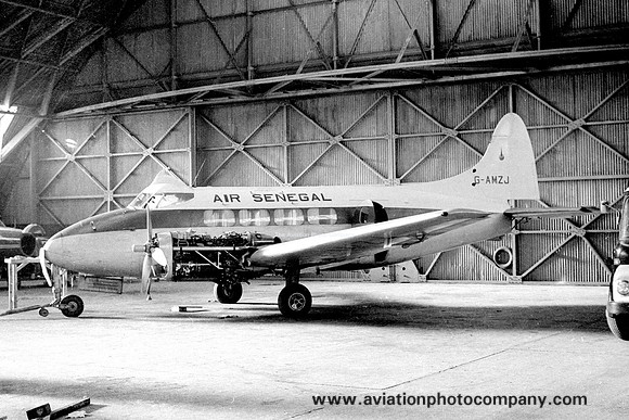 Air Senegal De Havilland DH.104 Dove 1B G-AMZJ (1964)