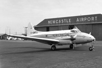 De Havilland DH.104 Dove 6 G-AMFU at Newcastle (1960)