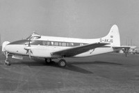 De Havilland DH.104 Dove 2B G-AKJG at Newcastle (1960)