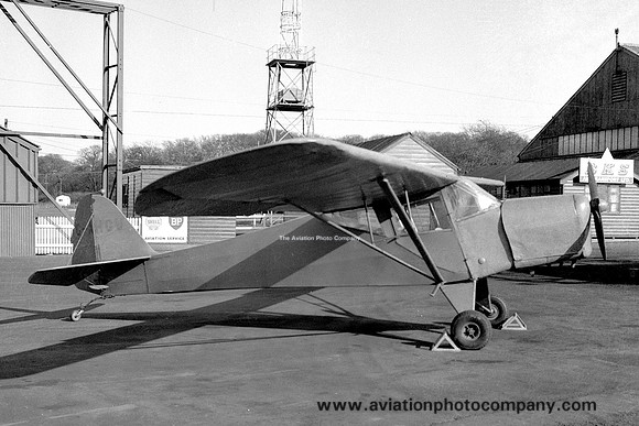 Taylorcraft Plus D G-AHGW at Newcastle (1960)