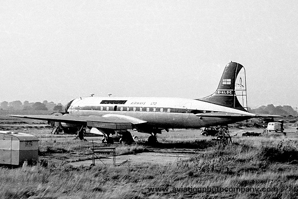 Ex Falcon Airways Handley Page HP.81 Hermes IV G-ALDC at Southend (1961)