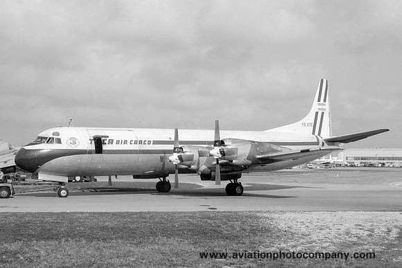 TACA Air Cargo Lockheed L-188AF Electra YS-07C (1980)