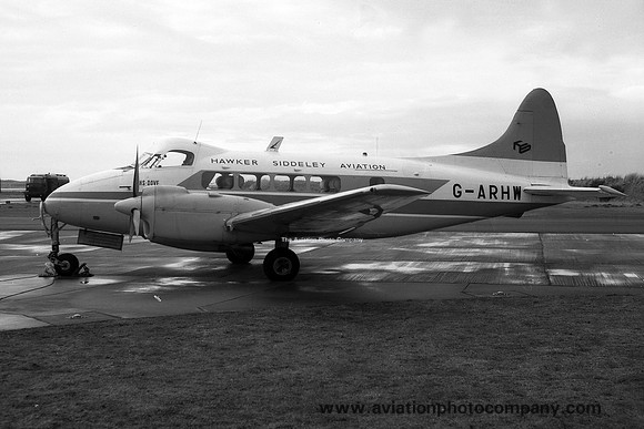 Hawker Siddeley Aviation De Havilland DH.104 Dove 8 G-ARHW (1965)
