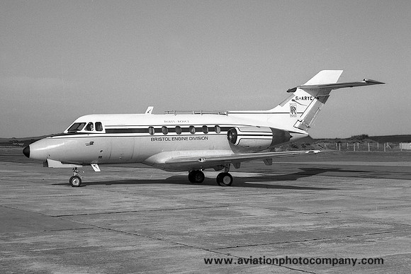 Rolls Royce Bristol Engine Division De Havilland DH.125-1 G-ARYC (1968)