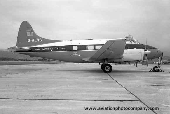 Civil Aviation Flying Unit De Havilland DH.104 Dove 6 G-ALVS (1962)