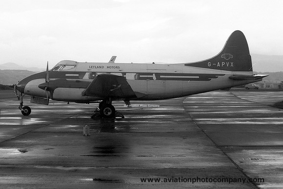 Leyland Motors De Havilland DH.104 Dove 6 G-APVX (1965)