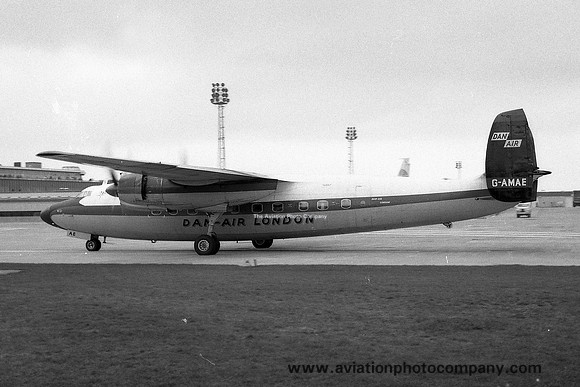 Dan Air London Airspeed Ambassador G-AMAE (1970)