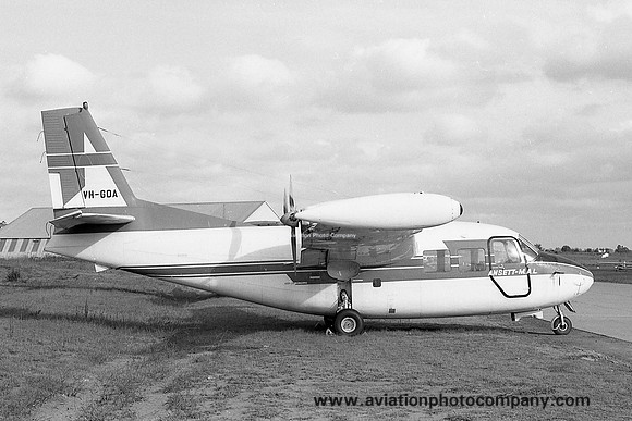 Ansett MAL Piaggio P-166AL-1 VH-GOA (1970)