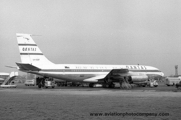 Qantas Boeing 707-138(B) VH-EBF (1964)
