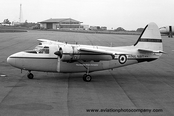 Royal Navy HMS Seahawk Hunting Sea Prince C.2 WM756 (1975)
