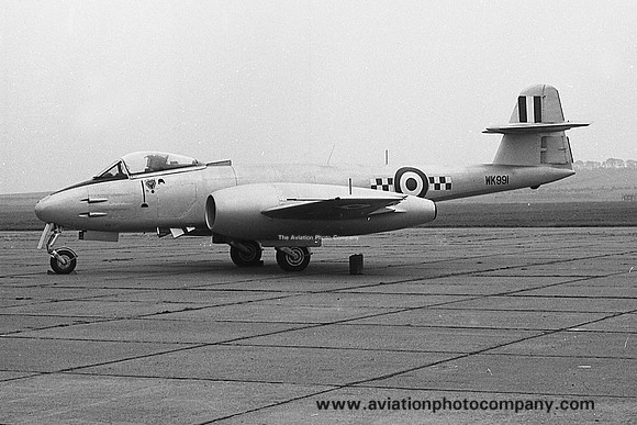 RAF Gloster Meteor F.8 WK991 (1975)