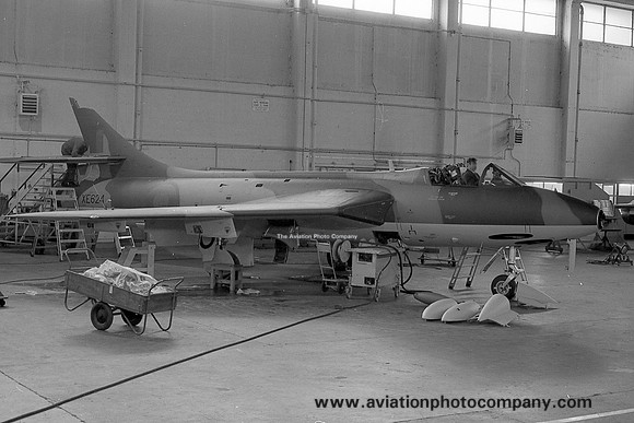 RAF Hawker Hunter F.6 XE624 (1975)
