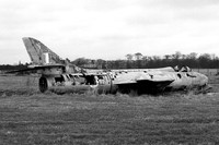 RAF Hawker Hunter F.1 M7535 dumped at Speke (1975)