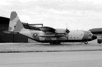 RAF LTW Lockheed C-130K Hercules C.1 XV306 at RAF Lossiemouth (1976)