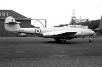 RAF 13 Group Gloster Meteor T.7 WL419 at Newcastle (1959)